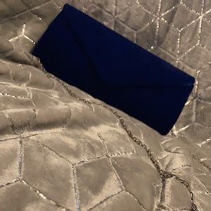 Blue clutch purse!